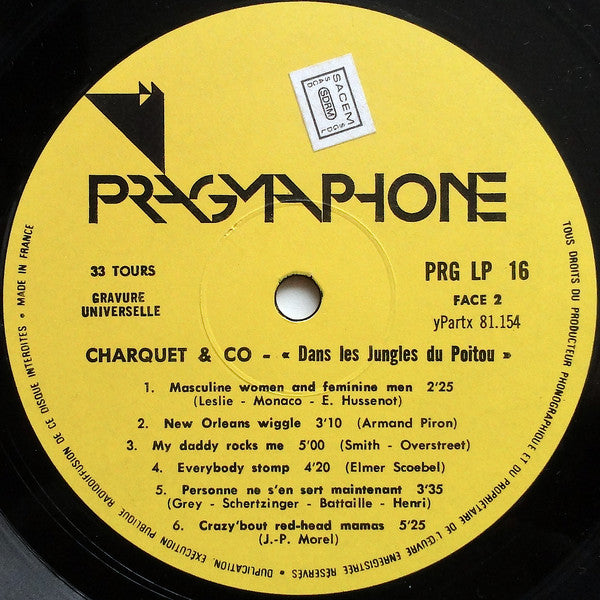 Charquet & Co : Dans Les Jungles Du Poitou (LP, Album)