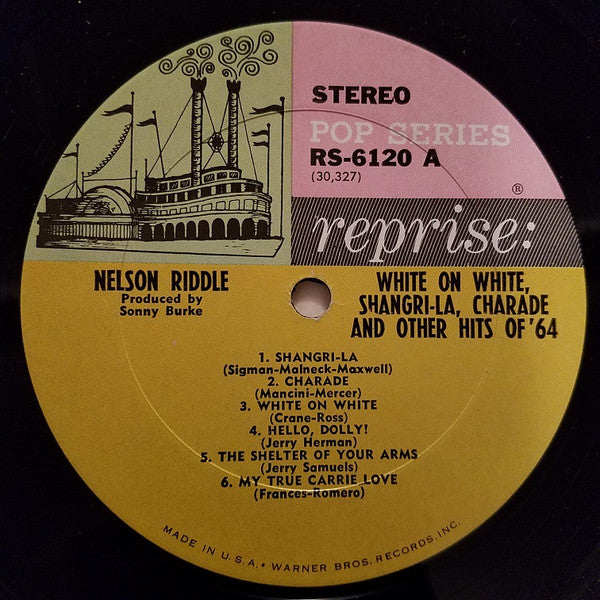 Nelson Riddle : White On White Shangri-La Charade And Other Hits Of 1964 (LP)