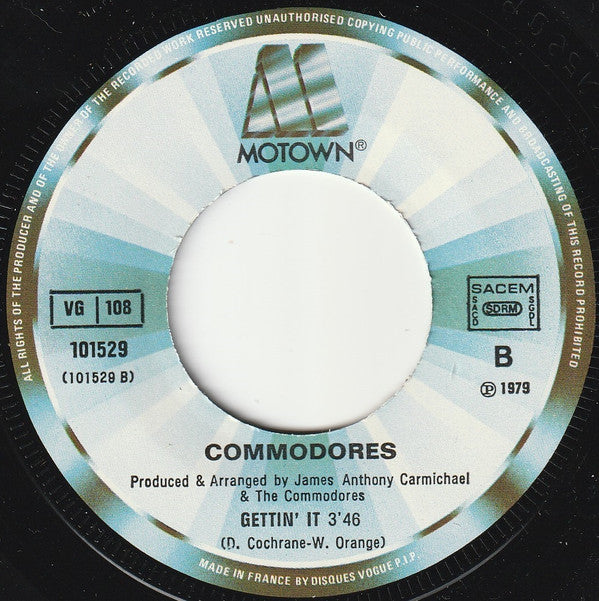 Commodores : Lady (You Bring Me Up) (7", Single)