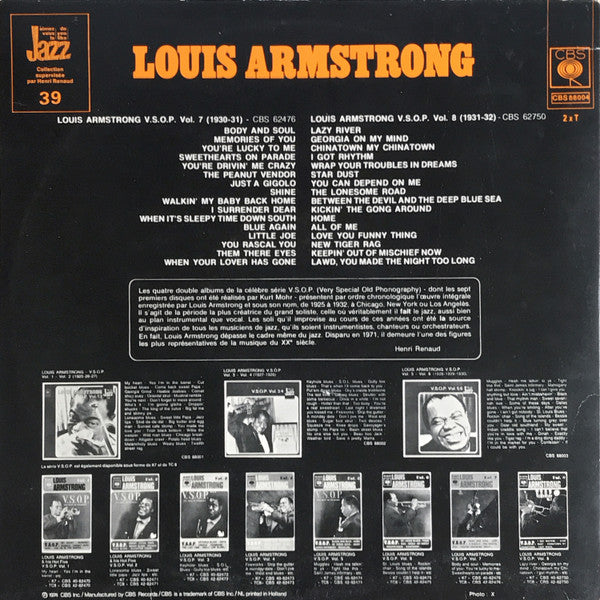 Louis Armstrong : V.S.O.P. Vol. 7/8 (2xLP, Comp, Gat)