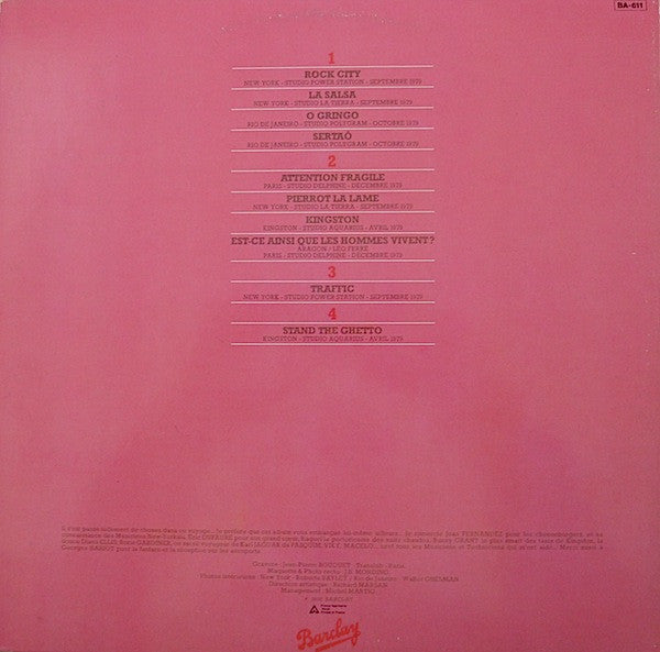 Lavilliers* : O Gringo (LP, Album, Gat + 12")