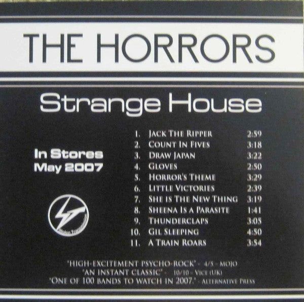 The Horrors : Strange House (CD, Album, Promo)