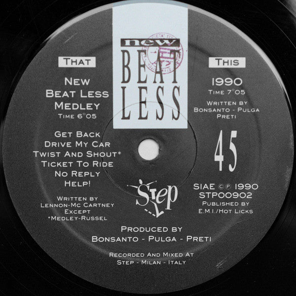 New Beat Less : Medley (12")