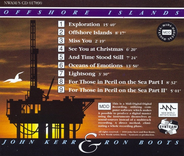 John Kerr & Ron Boots : Offshore Islands (CD, Album)