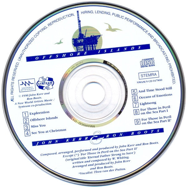 John Kerr & Ron Boots : Offshore Islands (CD, Album)