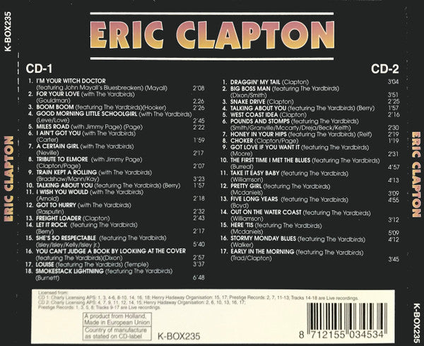 Eric Clapton : Eric Clapton (2xCD, Comp)