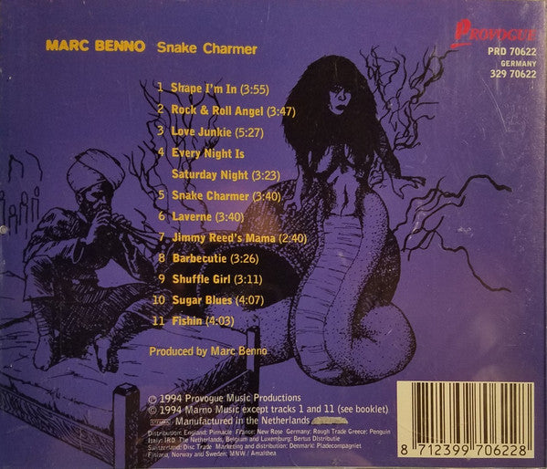 Marc Benno : Snake Charmer (CD, Album)