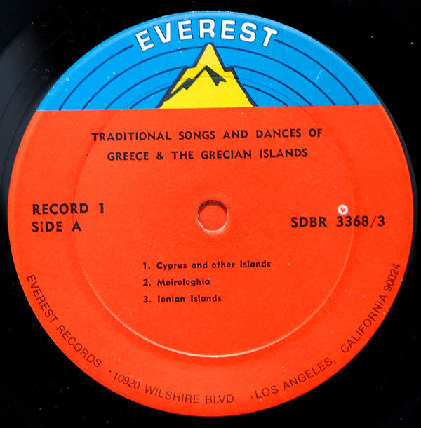 Various : Traditional Songs & Dances Of Greece & The Grecian Islands (3xLP, Comp, Box)