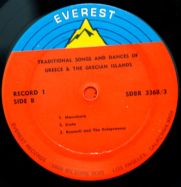 Various : Traditional Songs & Dances Of Greece & The Grecian Islands (3xLP, Comp, Box)