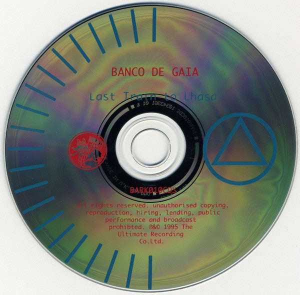 Banco De Gaia : Last Train To Lhasa (CD, Single)