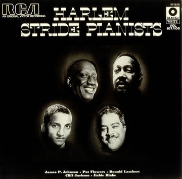 Various : Harlem Stride Pianists (2xLP, Comp, Promo, Gat)