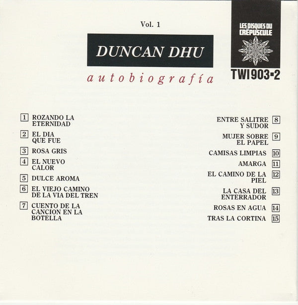 Duncan Dhu : Autobiografía ‎ (2xCD, Album)