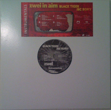 Black Tiger & MC Rony : Zwei In Aim Instrumentals (2xLP)