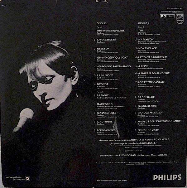 Barbara (5) : Les Insomnies / Enregistrement Public A L'Olympia (2xLP, Album, RE)