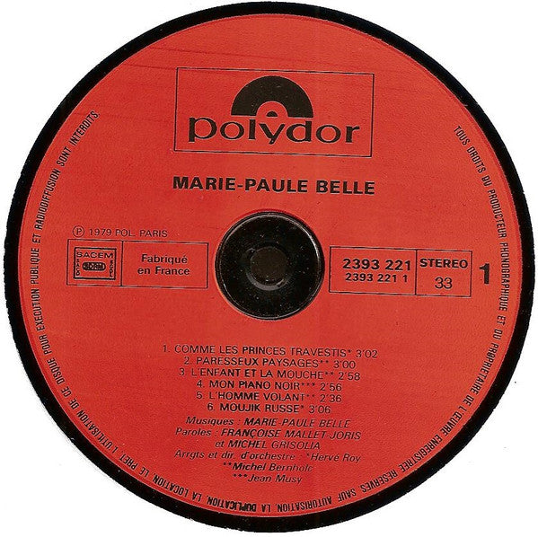 Marie-Paule Belle : Marie-Paule Belle (LP, Album, Gat)