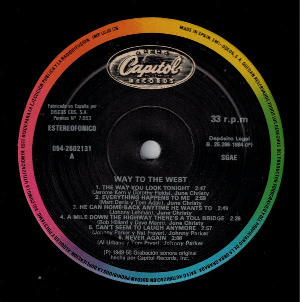 Various : Way To The West (LP, Comp, RE)