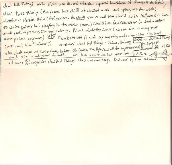 New Bad Things : Nesting (7")