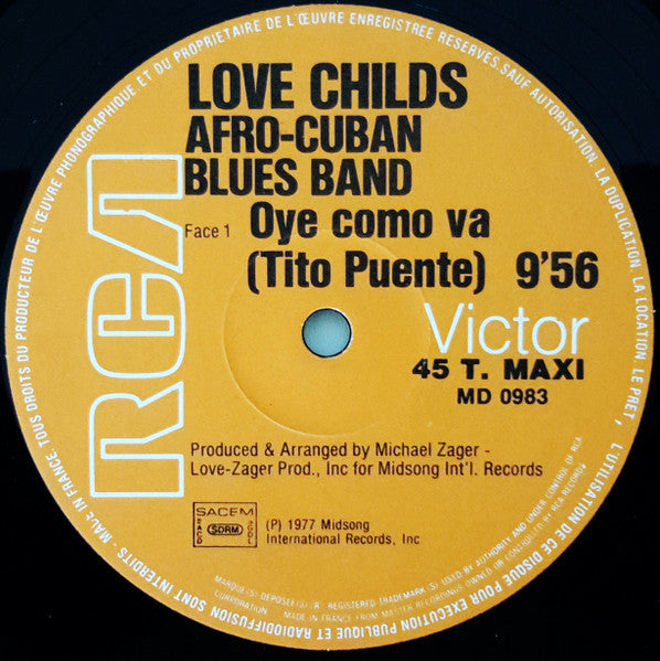 Love Childs Afro Cuban Blues Band : Oye Como Va (12", Maxi)