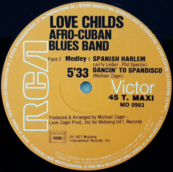 Love Childs Afro Cuban Blues Band : Oye Como Va (12", Maxi)