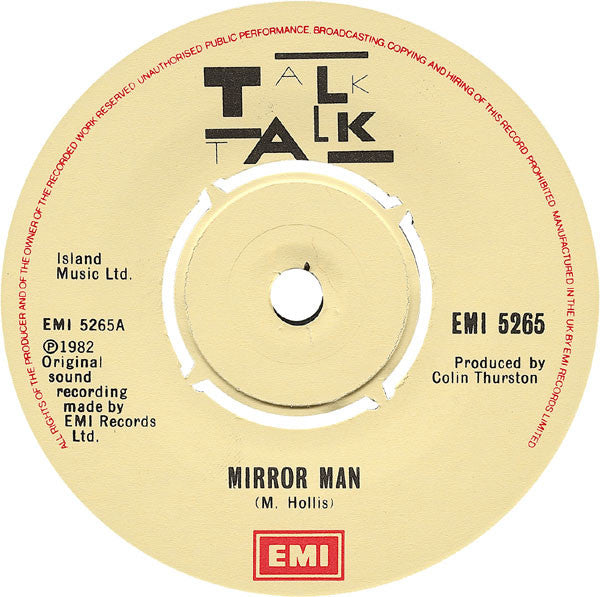 Talk Talk : Mirror Man (7", Single)
