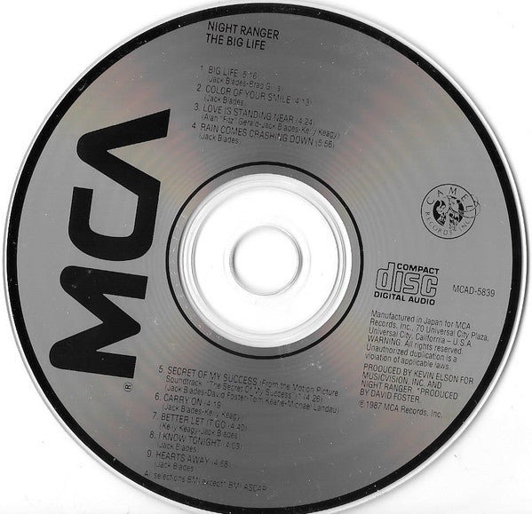 Night Ranger : Big Life (CD, Album)