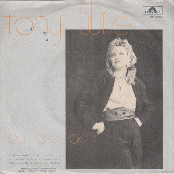 Tony Willé (2) : Out Of Reach (7", Single)