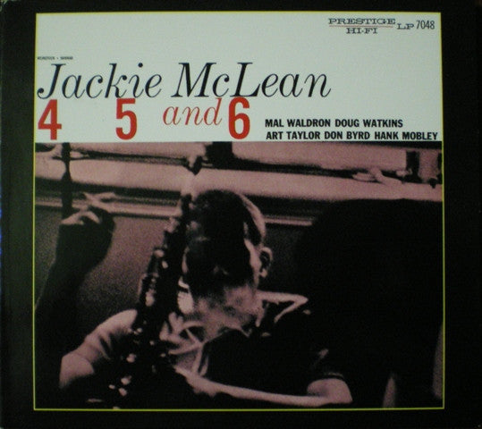 Jackie McLean : 4, 5 And 6 (CD, Album, RE, RM, Dig)