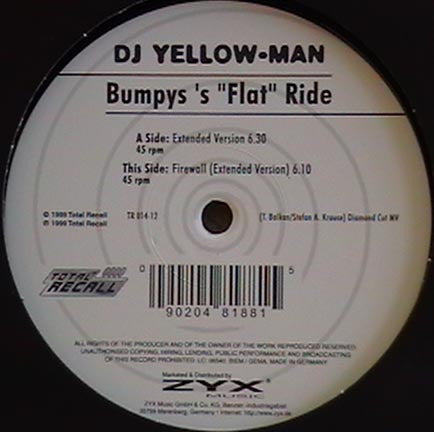 DJ Yellow-Man : Bumpy's "Flat" Ride (12")