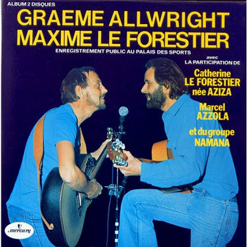 Graeme Allwright, Maxime Le Forestier : Enregistrement Public Au Palais Des Sports (2xLP, Album, Gat)