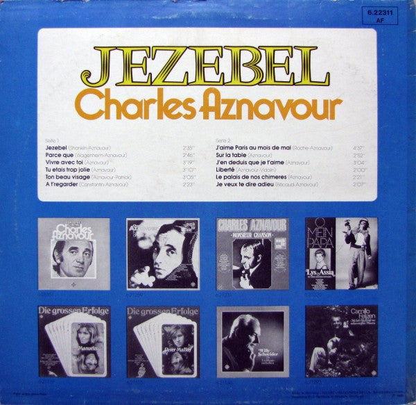 Charles Aznavour : Jezebel "Das Top-Star Album" (LP, Comp)