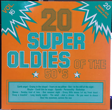 Various : 20 Super Oldies Of The 50' S Vol. 16 (LP, Comp)