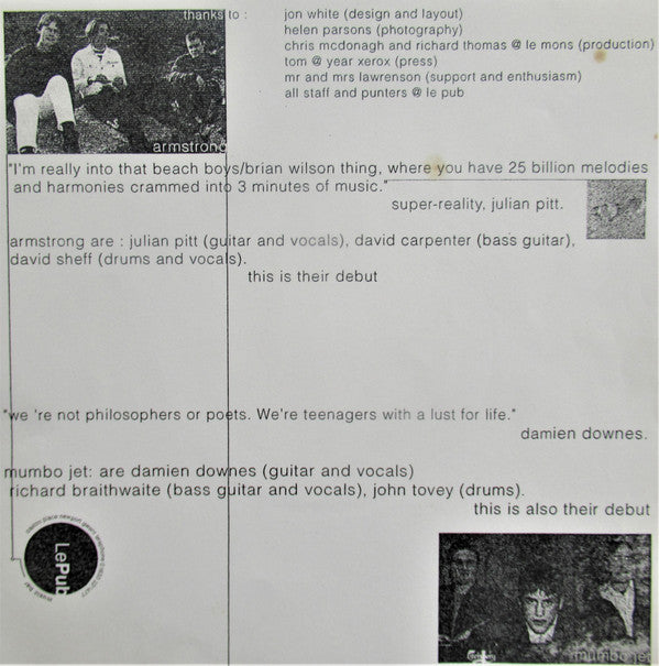 Armstrong (2) / Mumbo Jet : Split (7")