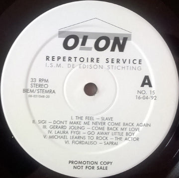 Various : Repertoire Service No. 15 (LP, Comp, Promo)