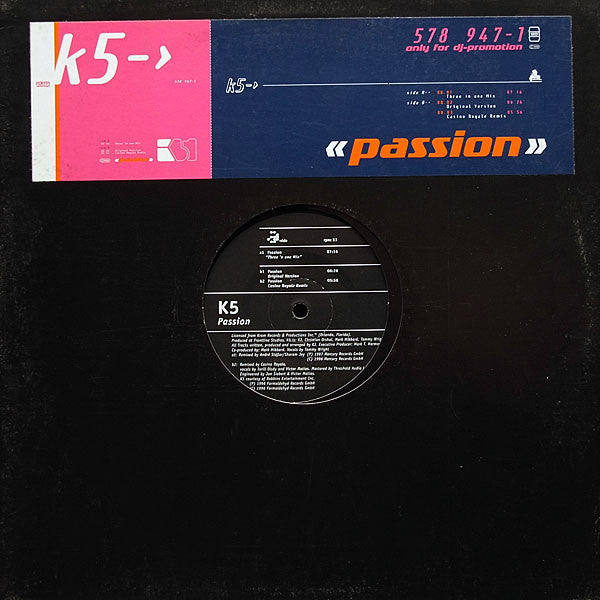 K5 : Passion (12", Promo)