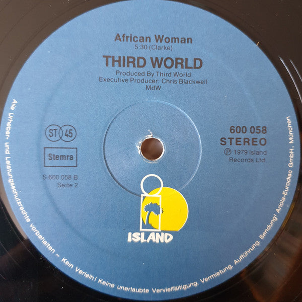 Third World : Talk To Me (12")
