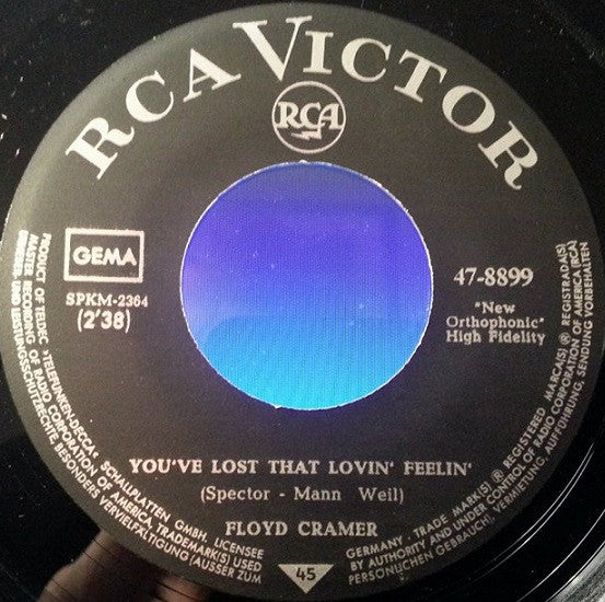 Floyd Cramer : Strangers In The Night / You've Lost That Lovin' Feelin' (7", Single)