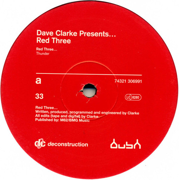 Dave Clarke : Red Three (12")