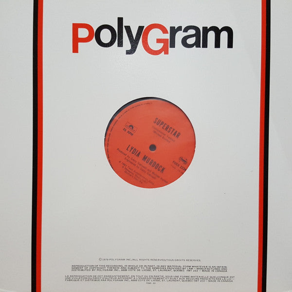 Lydia Murdock : Superstar (12")