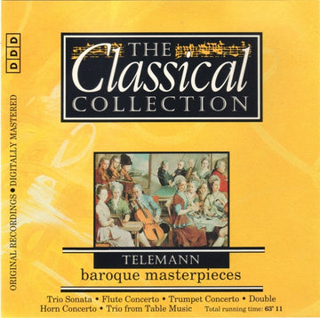 Georg Philipp Telemann : Baroque Masterpieces (CD, Comp)