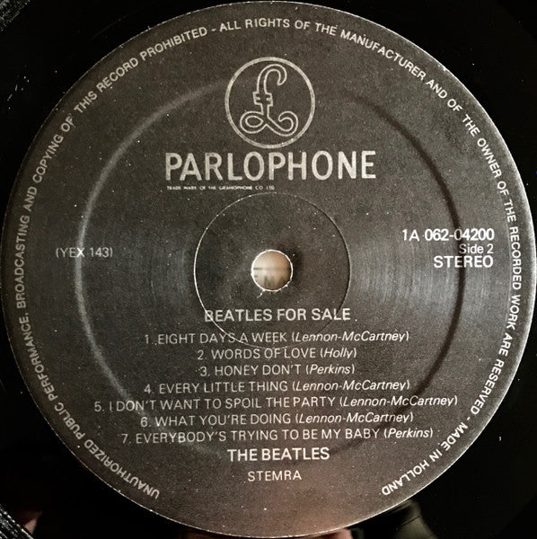 The Beatles : Beatles For Sale (LP, Album, RE)