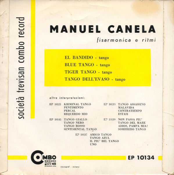 Manuel Canela : El Bandido (7", EP)