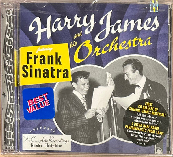 Harry James And His Orchestra Featuring Frank Sinatra : Harry James & His Orch. Feat. Frank Sinatra (CD, Album, Comp, RM)