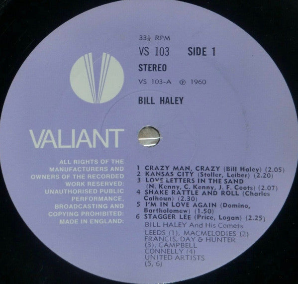 Bill Haley & His Comets* : Bill Haley (LP, RE)