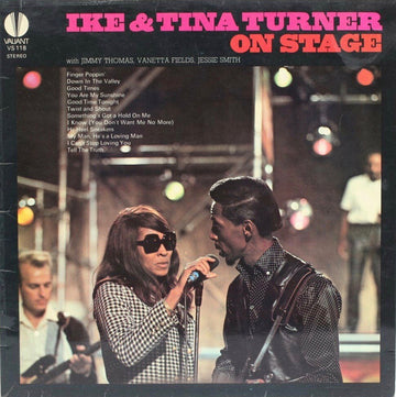 Ike & Tina Turner With Jimmy Thomas, Venetta Fields, Jessie Smith* : On Stage (LP, Album, RE)