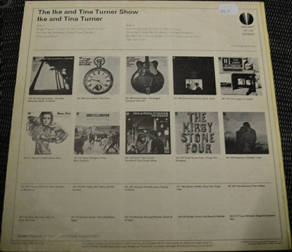 Ike & Tina Turner With Jimmy Thomas, Venetta Fields, Jessie Smith* : On Stage (LP, Album, RE)