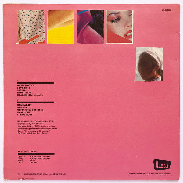 Au Pairs : Playing With A Different Sex (LP, Album, Lyn)