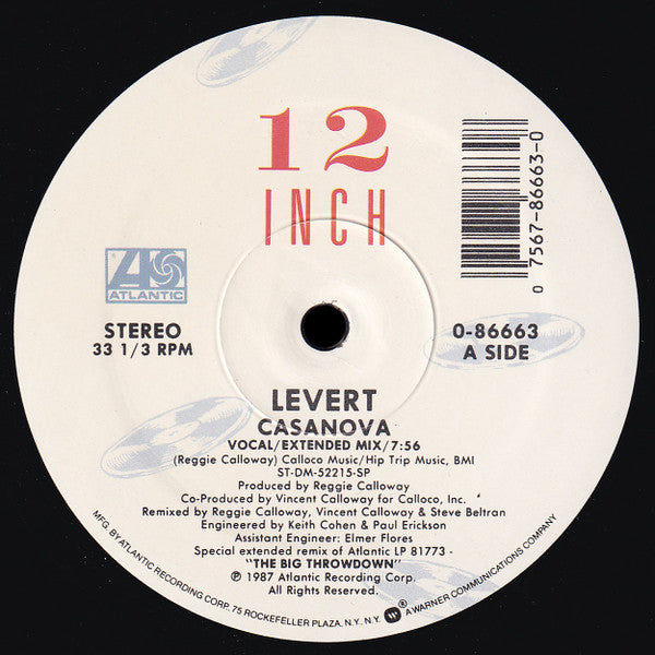 LeVert : Casanova / Throwdown (12")