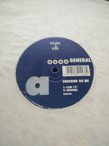 4 Star General : Sunshine On Me (12")