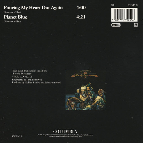 Golden Earring : Pouring My Heart Out Again (2x7", Single, Ltd)