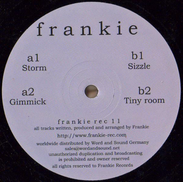 Frankie (2) : Storm / Sizzle (12")